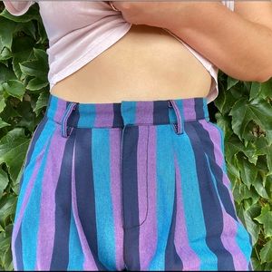 NWT UO 80s INSPIRED HIGH WAIST STRIPE PANT
